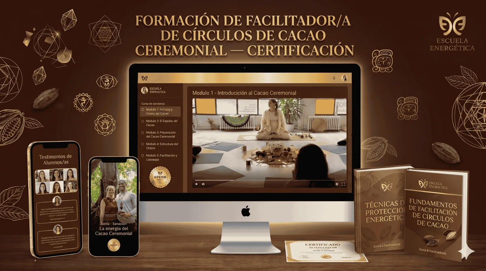 Formación de Cacao Ceremonial — el curso por dentro